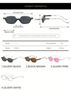 Capri |Retro Vintage Oval PC Sunglasses