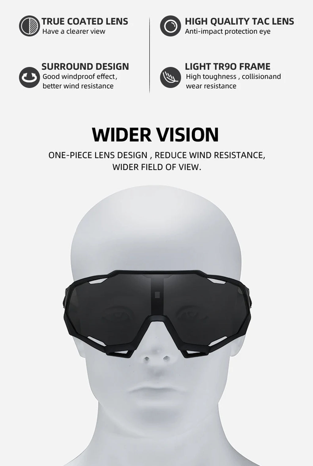 The Velocity |Sports Wraparound PC Sunglasses