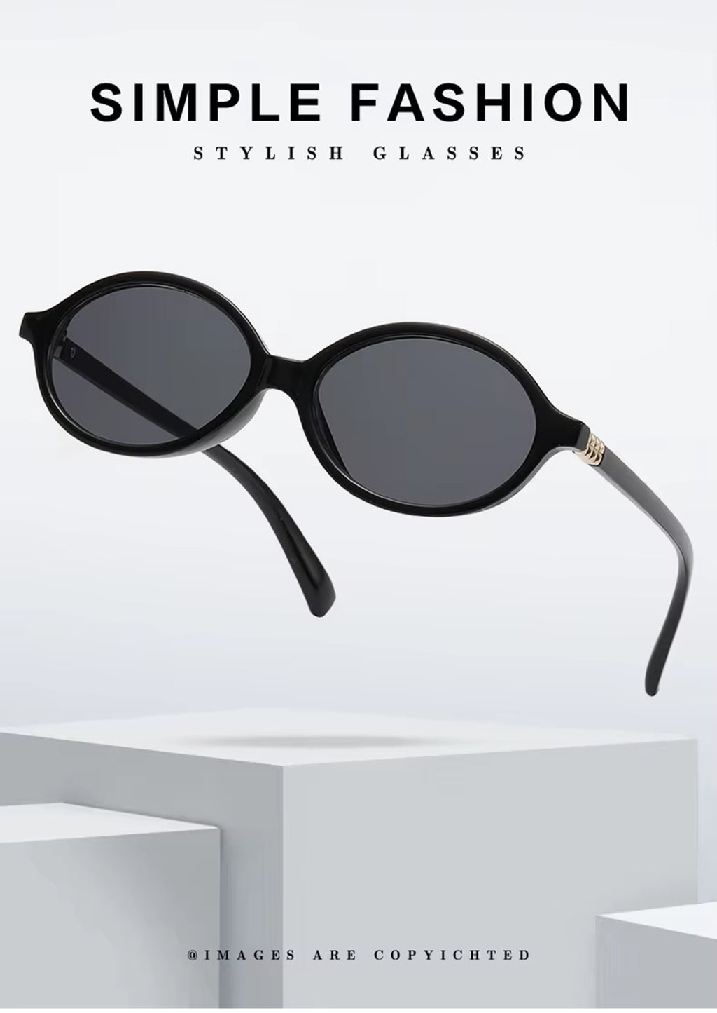 Echo | Classic Oval Acetate Sunglasses