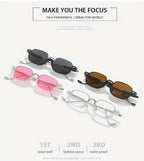 Capri |Retro Vintage Oval PC Sunglasses