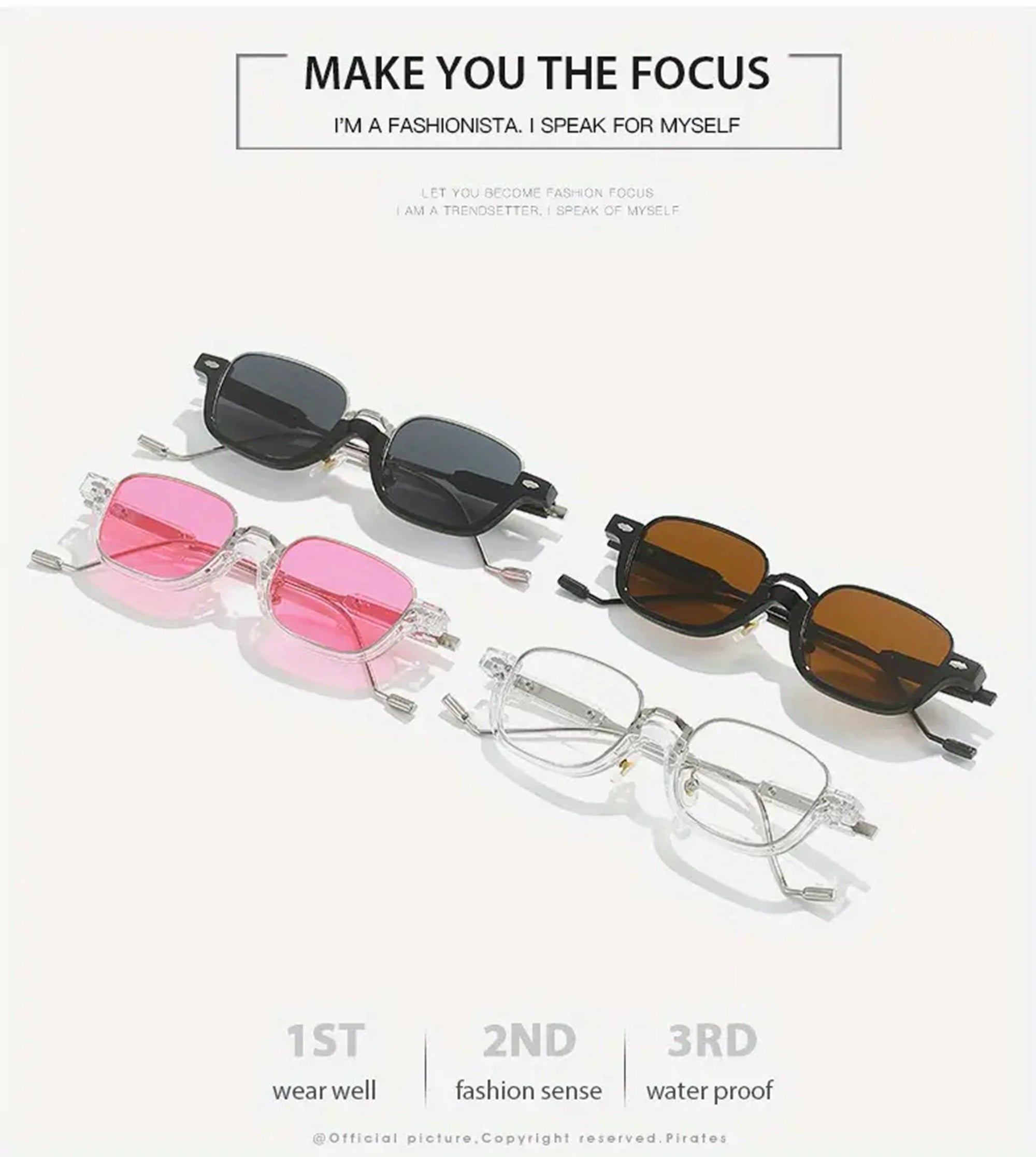 Capri |Retro Vintage Oval PC Sunglasses
