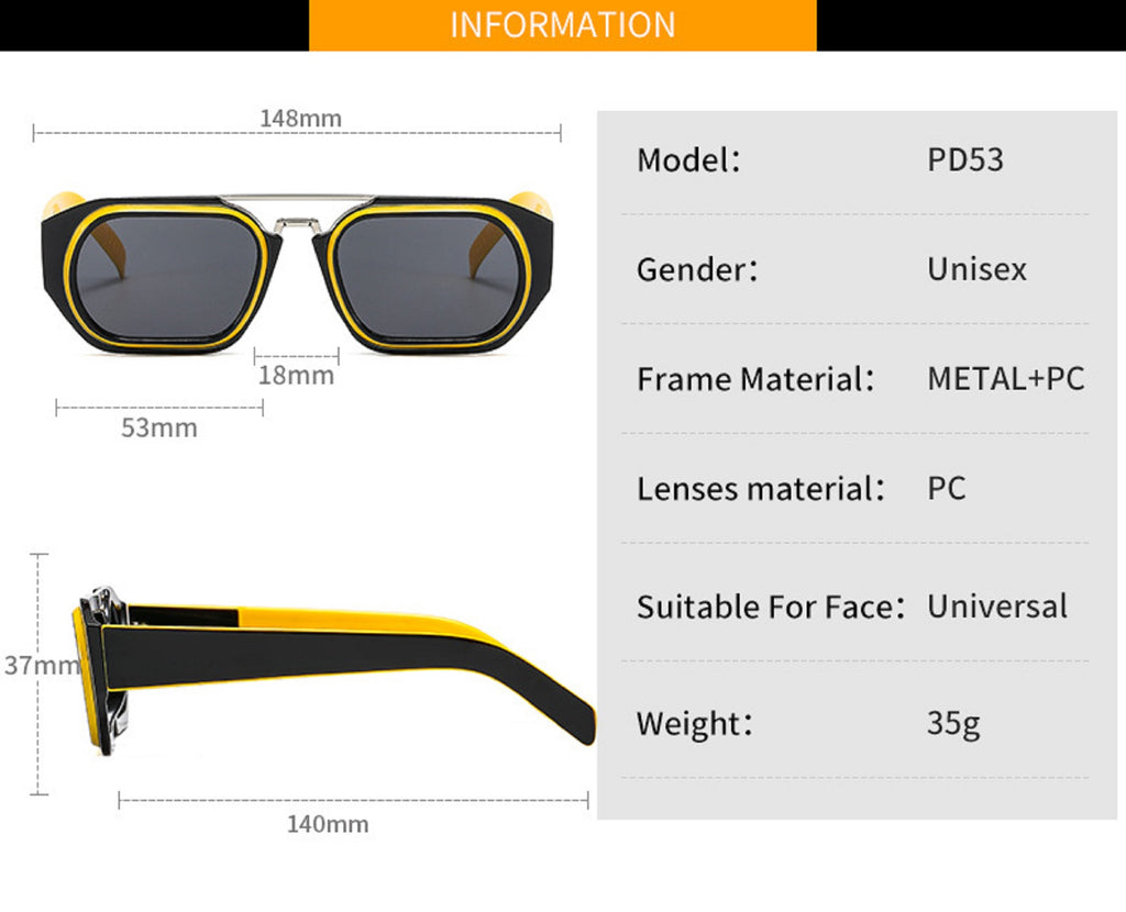 Matrix |Fashion Square PC Sunglasses