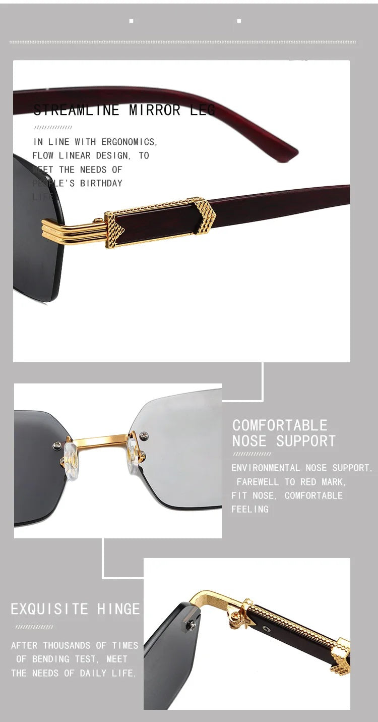 Cobalt |Classic Rectangle PC Sunglasses