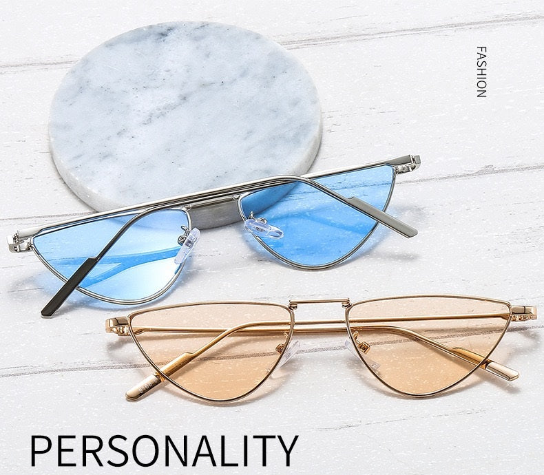 Solitude |Classic Cat-Eye Metal Sunglasses