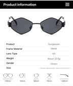 Verona |Classic Hexagonal Metal Sunglasses