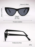 The Provocateur |Fashion Cat-Eye PC Sunglasses