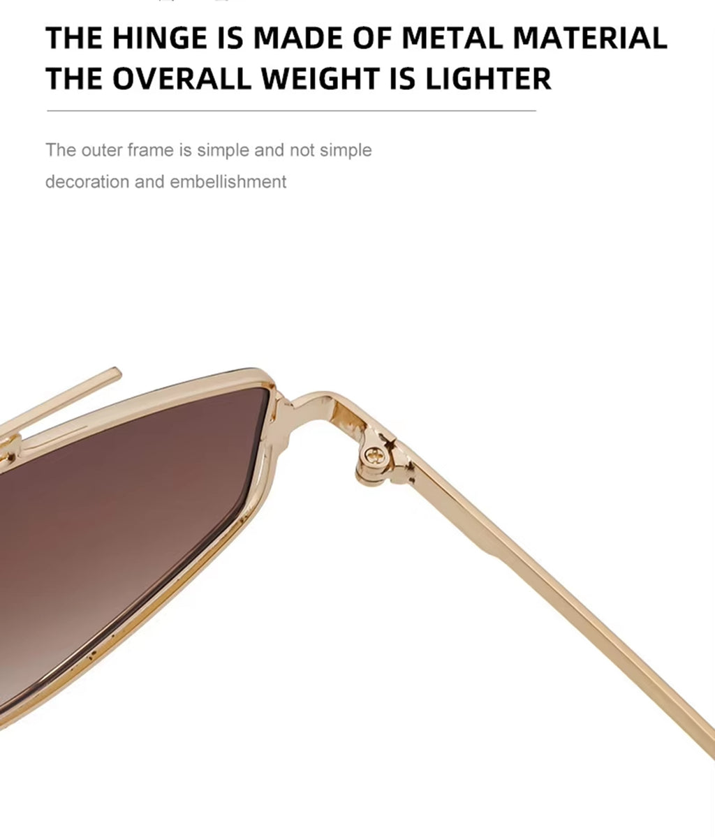 Dakota |Futuristic Navigator Metal Sunglasses