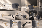 Shift Varen | Photochromic Rectangle Rimless Sunglasses