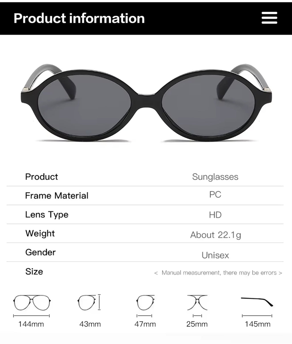Echo | Classic Oval Acetate Sunglasses