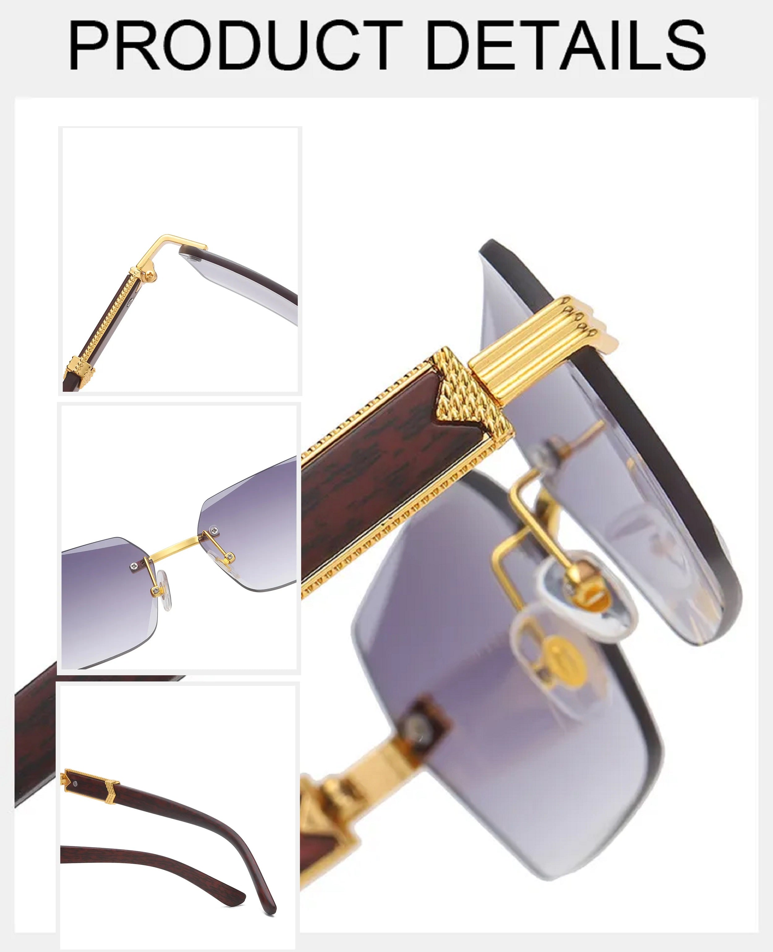 Cobalt |Classic Rectangle PC Sunglasses
