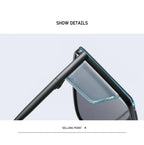 The Visionary |Classic Rectangle Metal Sunglasses