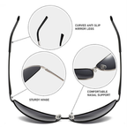 Nova | Classic Cat-Eye Metal Sunglasses