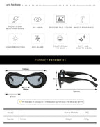 The Icon |Funky Oval PC Sunglasses