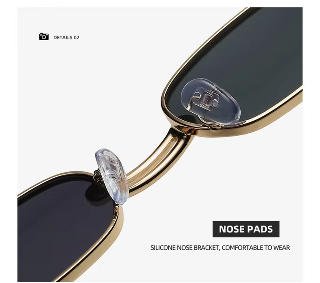 Axiom |Fashion Rectangle Metal Sunglasses