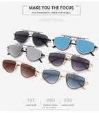Dakota |Futuristic Navigator Metal Sunglasses