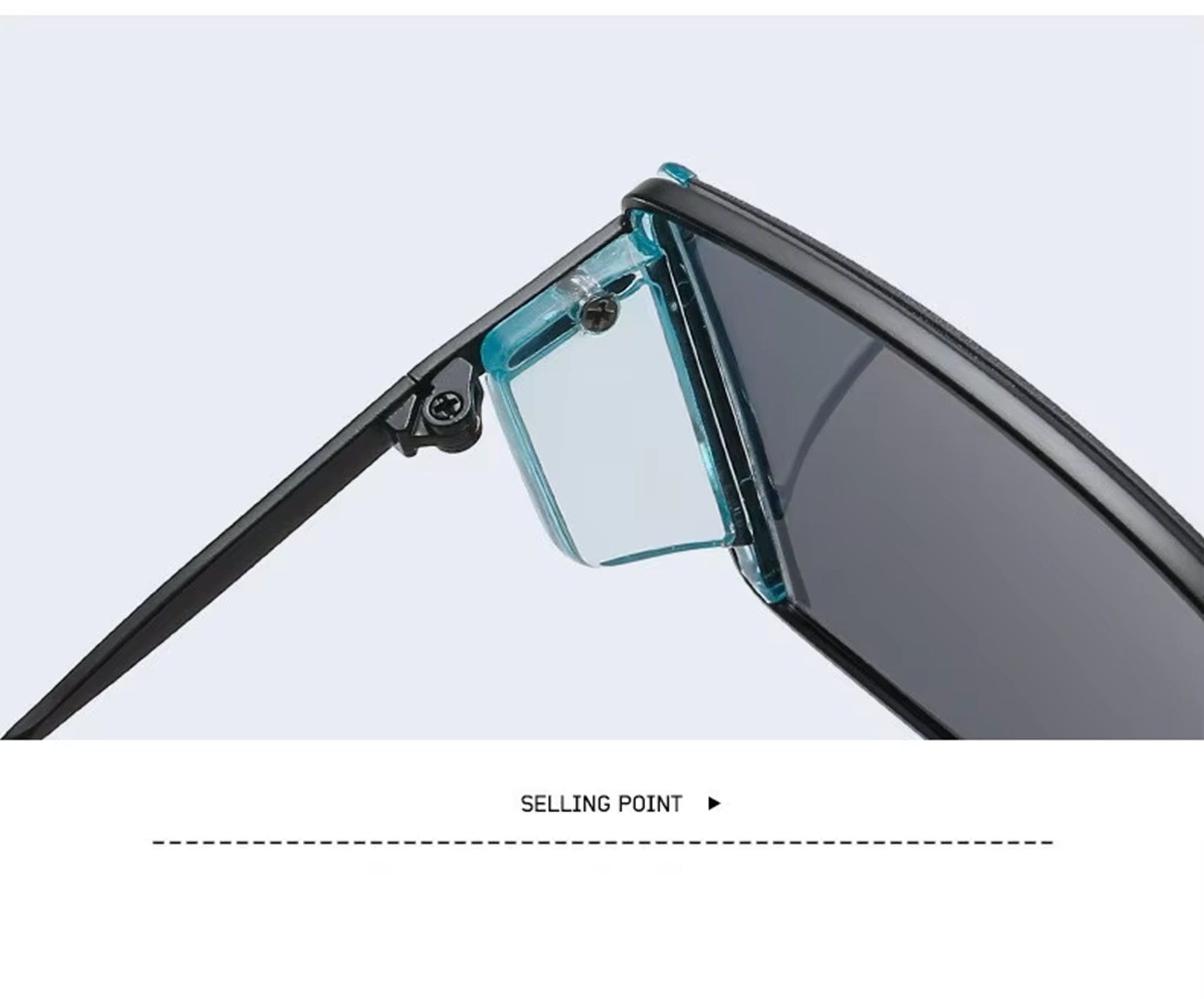 The Visionary |Classic Rectangle Metal Sunglasses