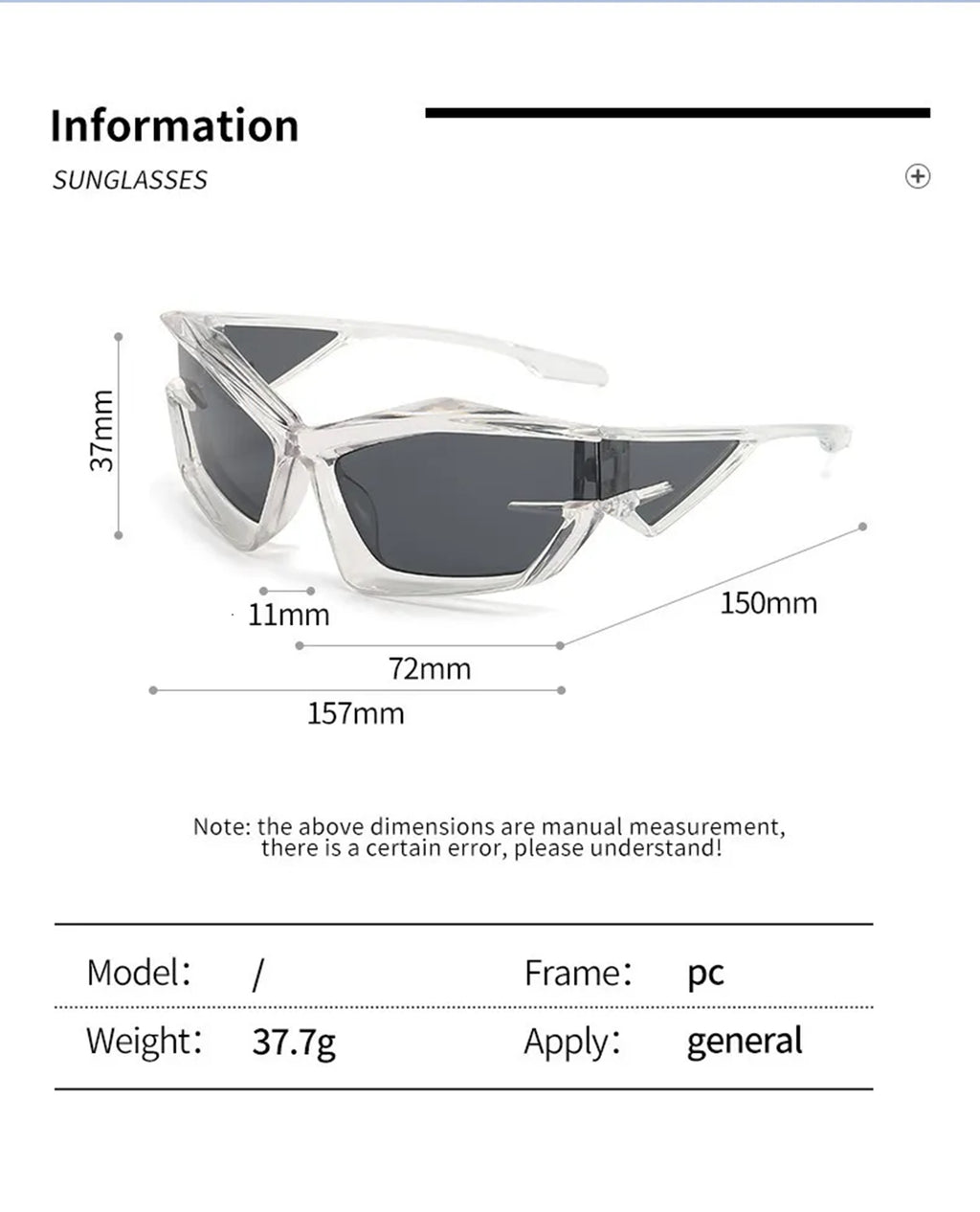 Aero Zenith |Futuristic Wraparound PC Sunglasses