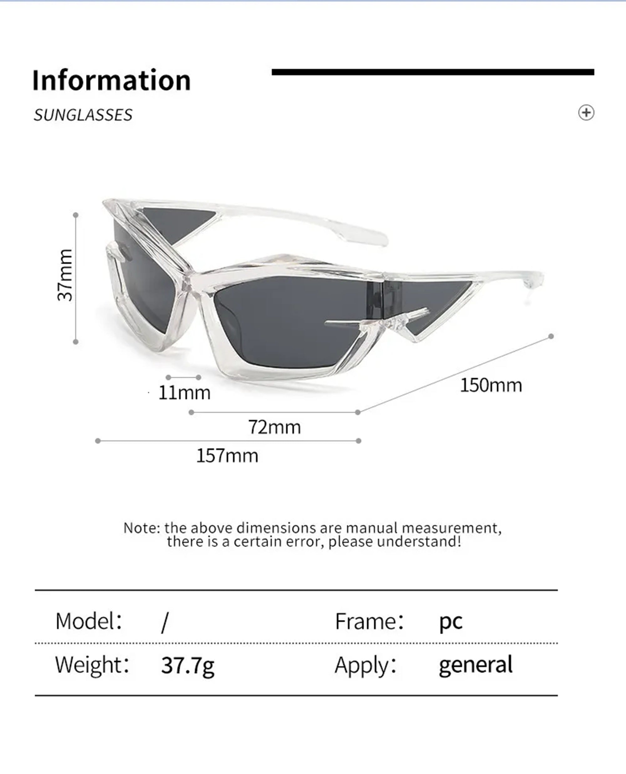 Aero Zenith |Futuristic Wraparound PC Sunglasses