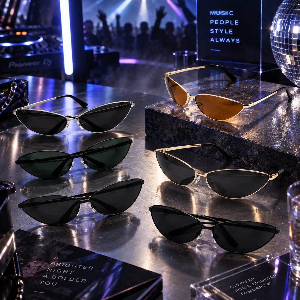 Nova | Classic Cat-Eye Metal Sunglasses