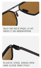 Atlas |Classic Navigator Metal Sunglasses