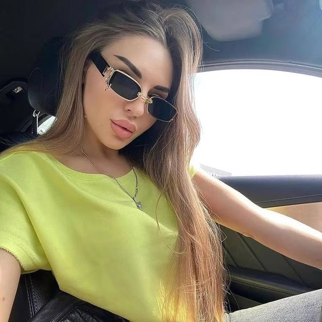 Axiom |Fashion Rectangle Metal Sunglasses