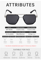 Atlas |Classic Navigator Metal Sunglasses