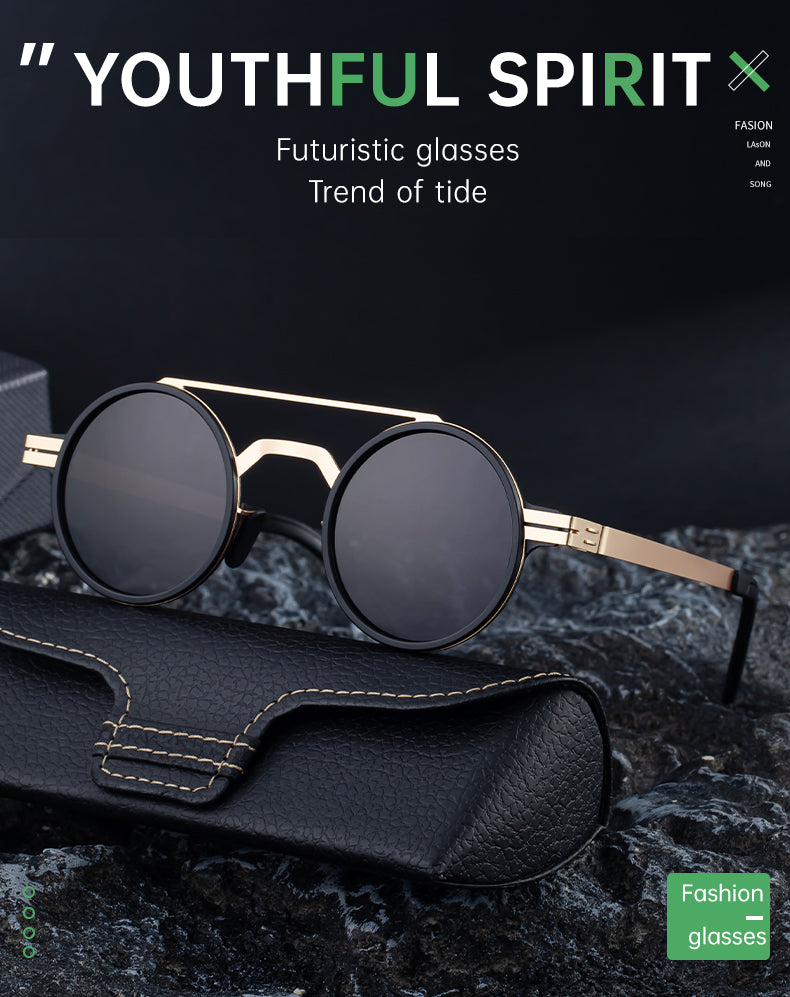 Valence |Classic Round Metal Sunglasses