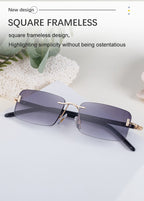 Belgrave |Classic Rectangle Metal Sunglasses