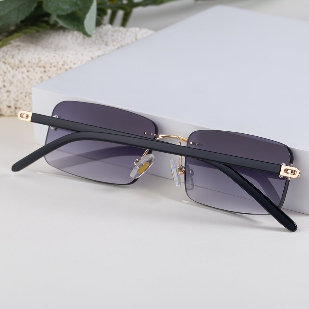 Belgrave |Classic Rectangle Metal Sunglasses