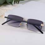 Belgrave |Classic Rectangle Metal Sunglasses