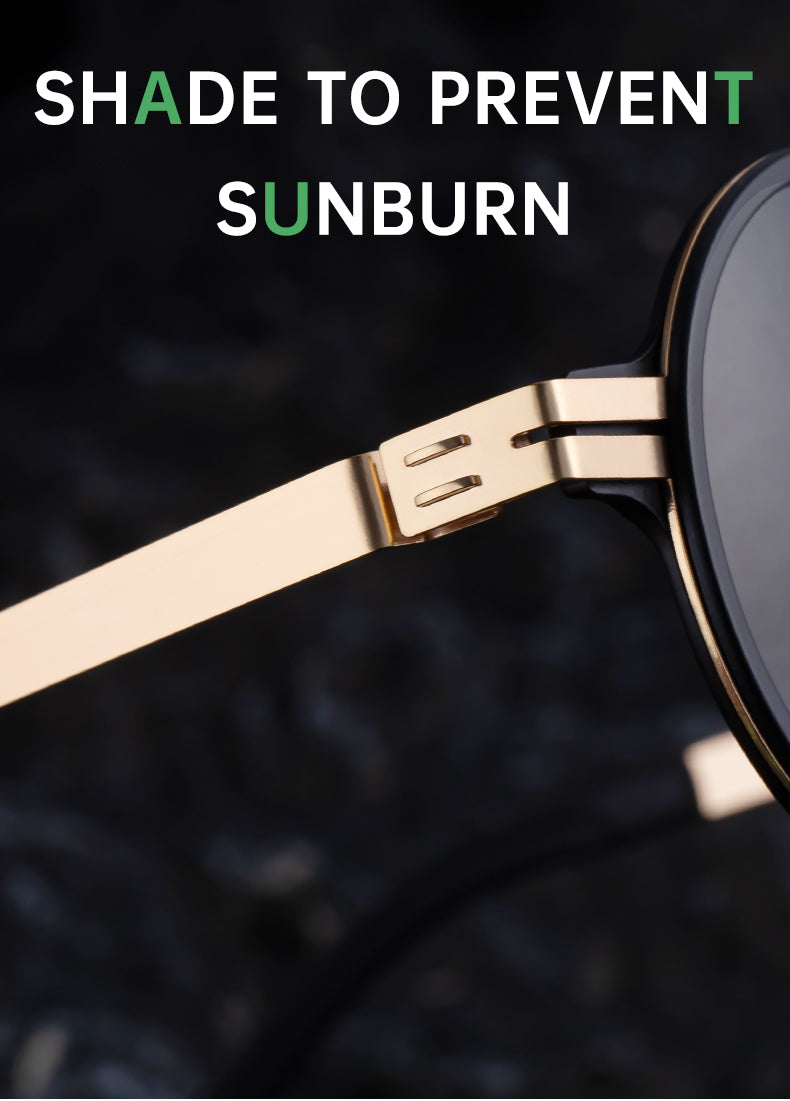 Valence |Classic Round Metal Sunglasses