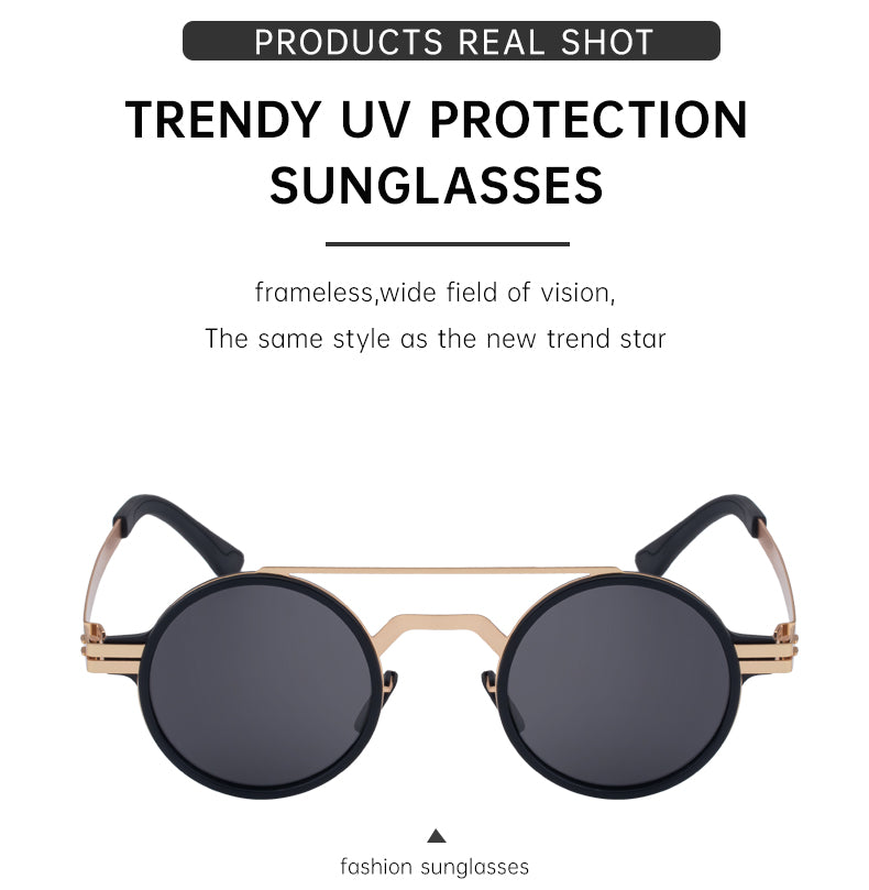 Valence |Classic Round Metal Sunglasses