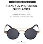 Valence |Classic Round Metal Sunglasses