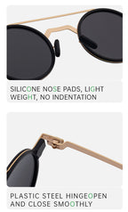 Valence |Classic Round Metal Sunglasses