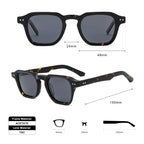 The Founder |Classic Square Acetate Sunglasses
