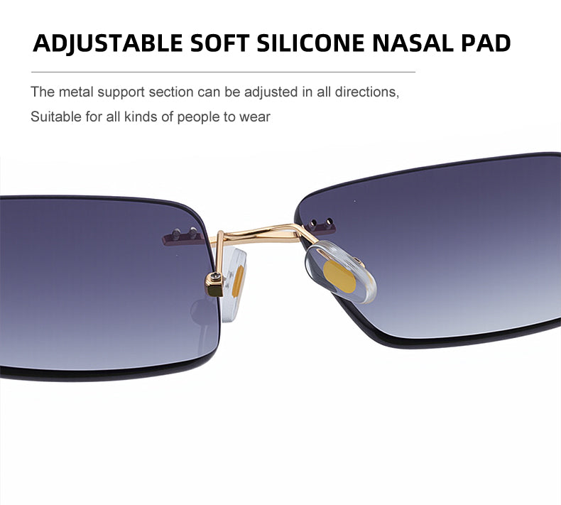 Belgrave |Classic Rectangle Metal Sunglasses