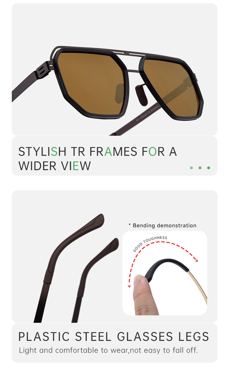 Atlas |Classic Navigator Metal Sunglasses