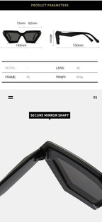 Facet |Fashion Hexagonal PC Sunglasses