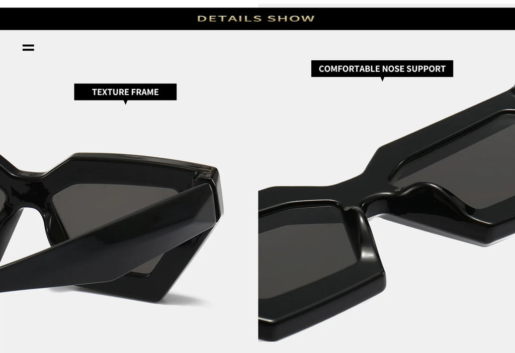 Facet |Fashion Hexagonal PC Sunglasses