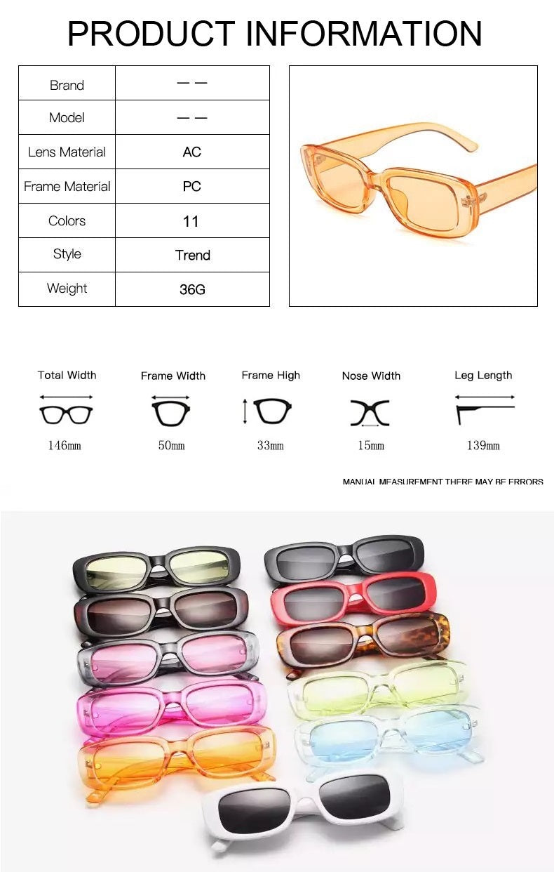 Stature |Classic Rectangle PC Sunglasses
