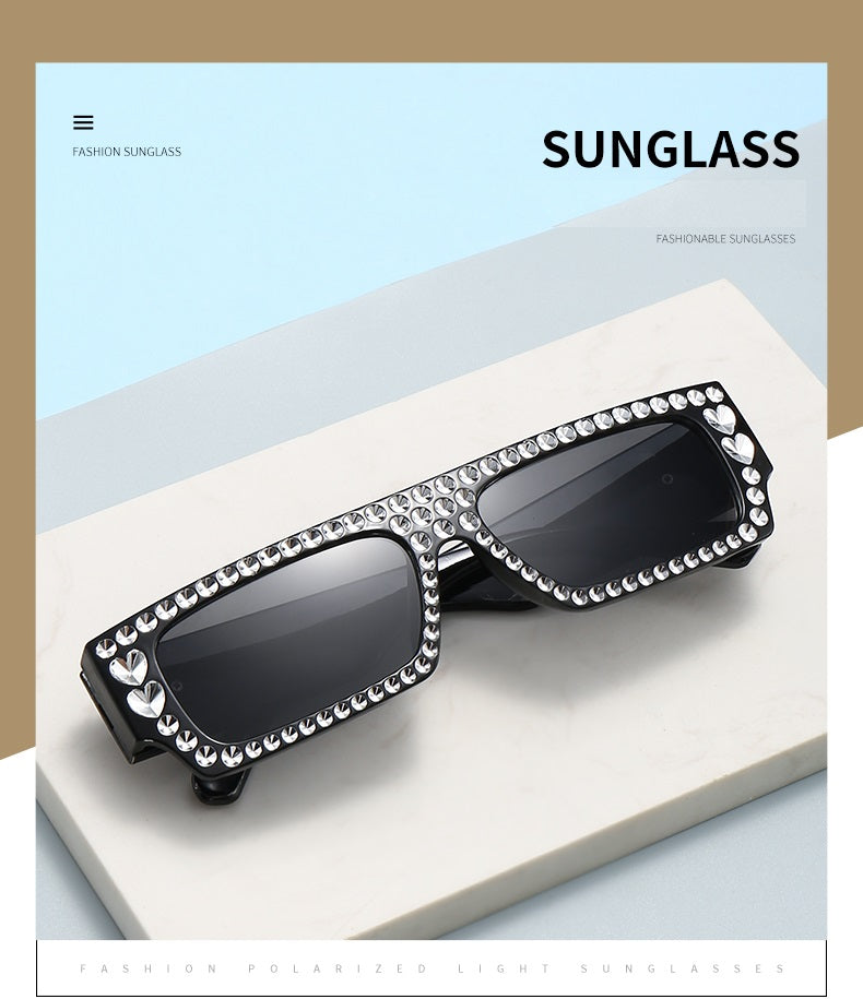 Slate |Fashion Rectangle PC Sunglasses