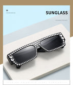 Slate |Fashion Rectangle PC Sunglasses