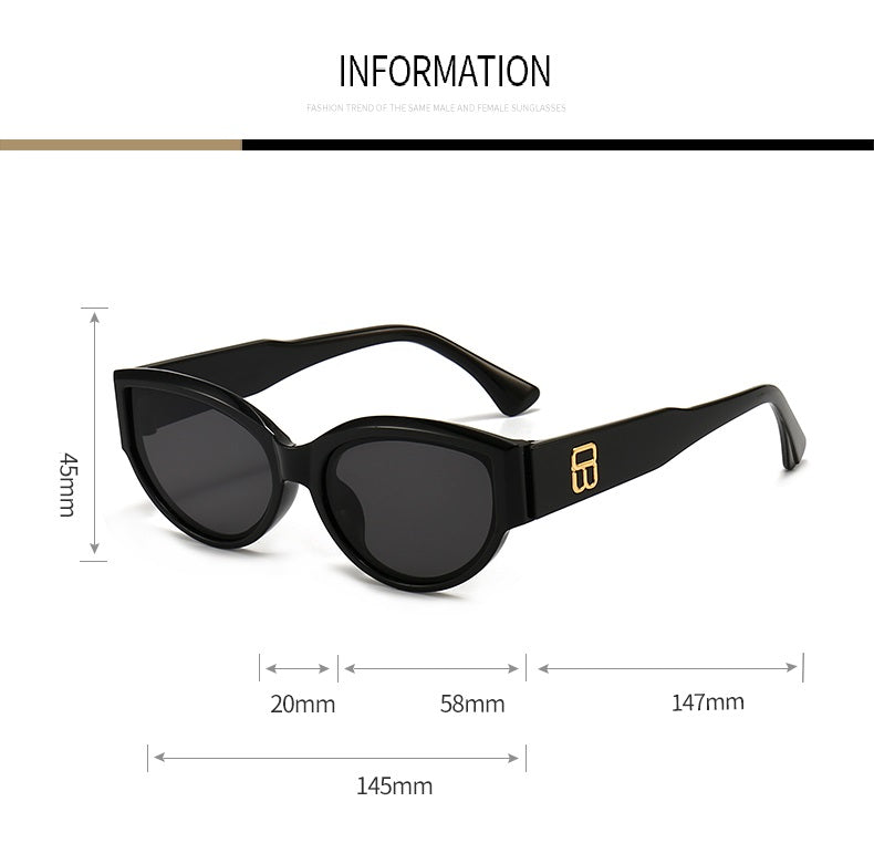 Geneva |Classic Oval PC Sunglasses