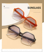 Concrete |Oversized Fashion Square PC Sunglasses