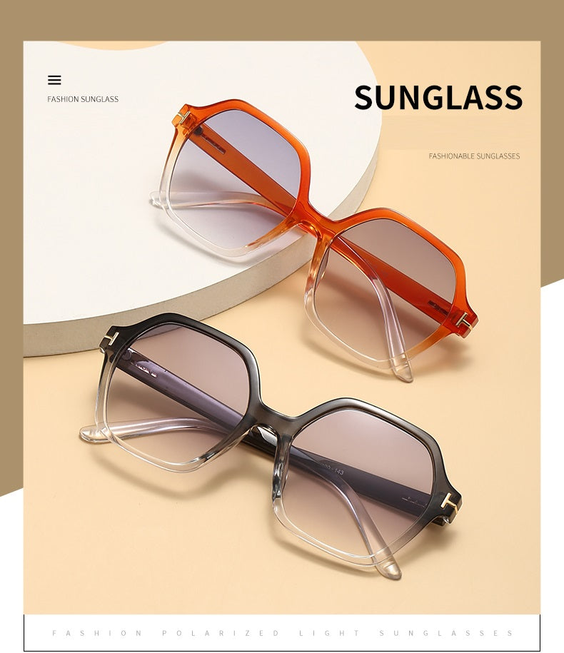 Concrete |Oversized Fashion Square PC Sunglasses