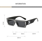 Slate |Fashion Rectangle PC Sunglasses