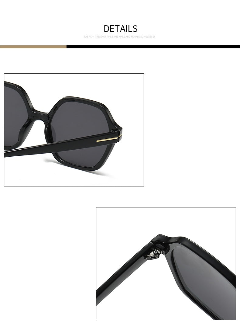Concrete |Oversized Fashion Square PC Sunglasses