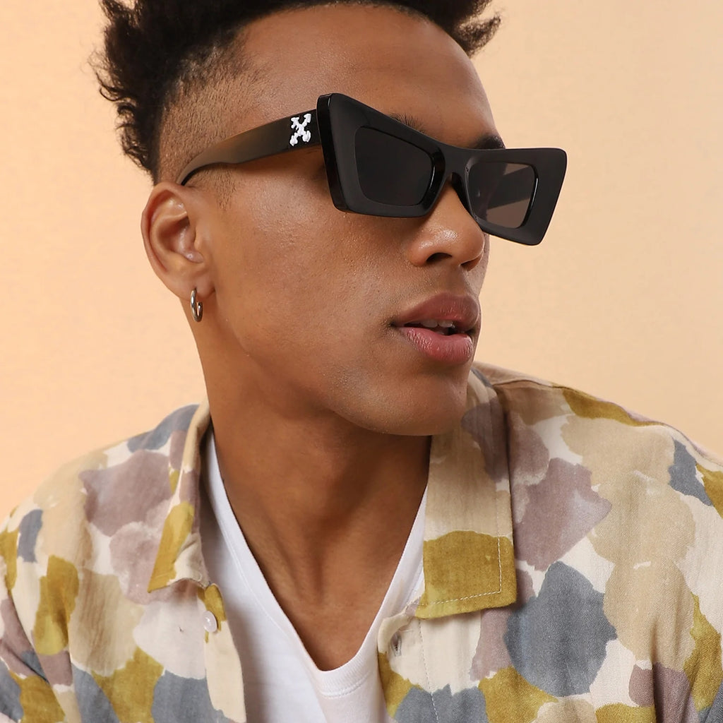 The Connoisseur |Oversized Fashion Cat-Eye PC Sunglasses