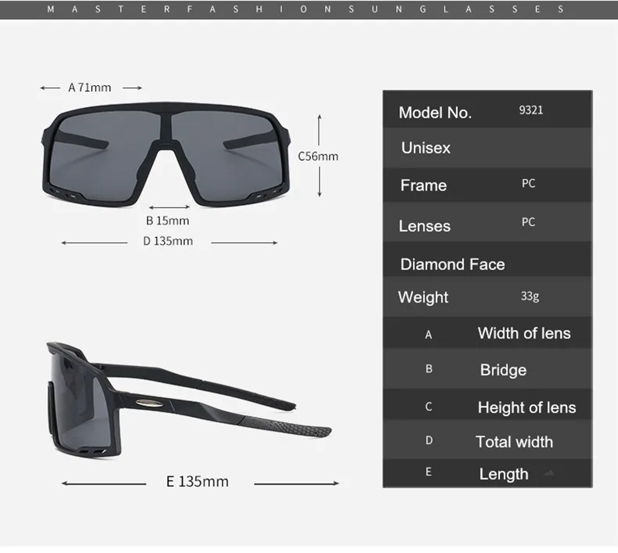 Kinetic |Sports Wraparound PC Sunglasses