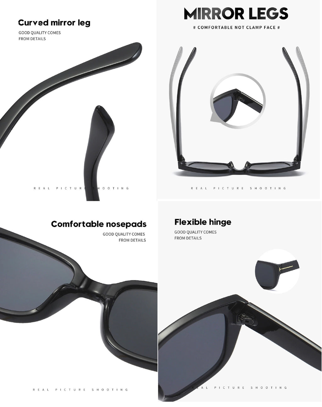 The Titan |Classic Square PC Sunglasses
